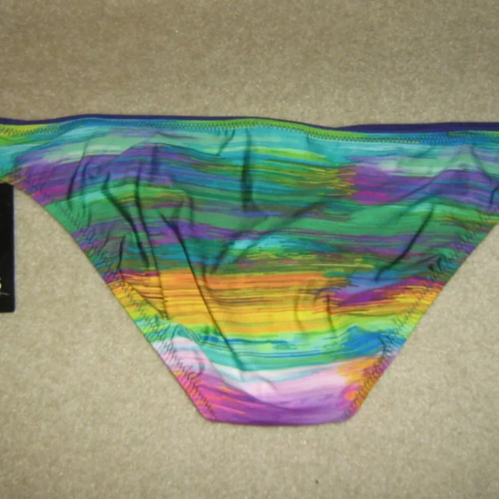ABS Allen Schwartz Multicolored Bikini Bottom Size 8 or 12 NWTs - Picture 2 of 2